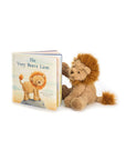 Lion reading a Jellycat 'The Very Brave Lion' Book | Buy Jellycat Books online for early readers at The Elly Store Singapore