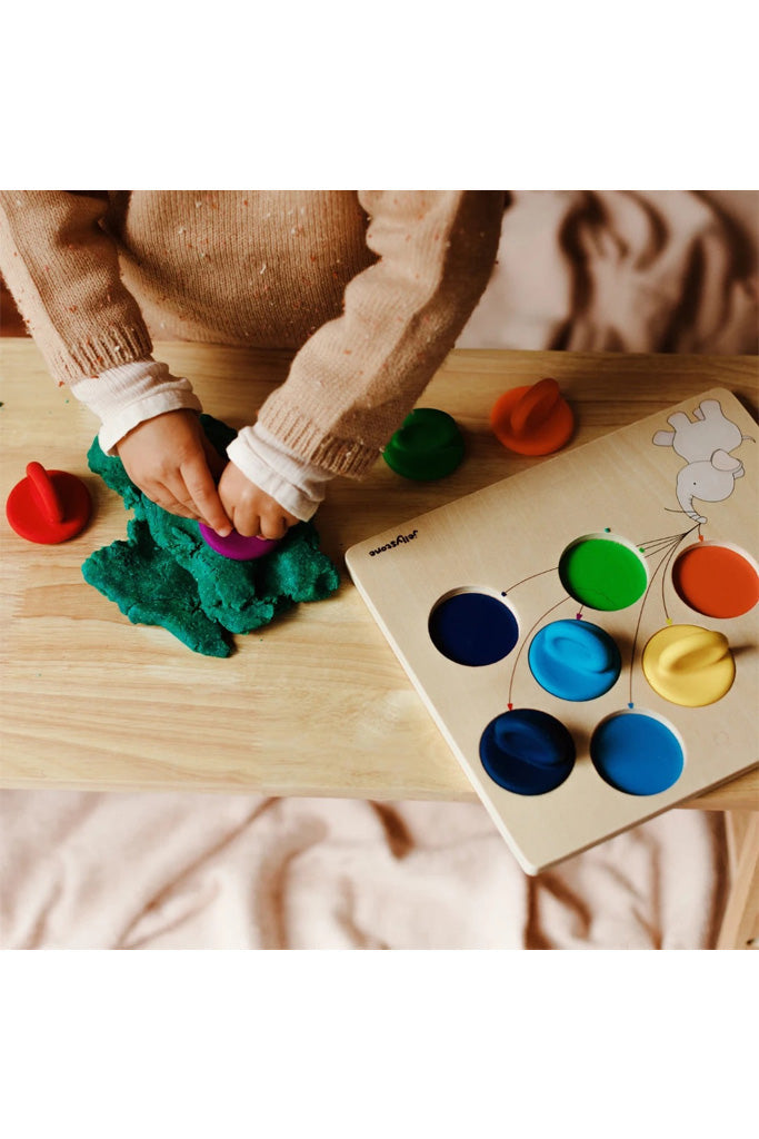 Balloon Sorter Stamper Puzzle (Rainbow Bright) by Jellystone Designs | The Elly Store Singapore