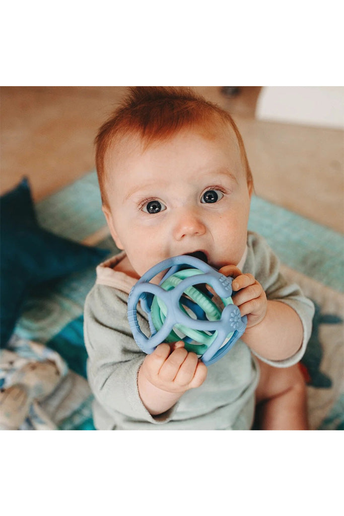 Fidget Ball & Sensory Ball Set - Soft Blue & Mint by Jellystone Designs | Teething Toys | The Elly Store Singapore