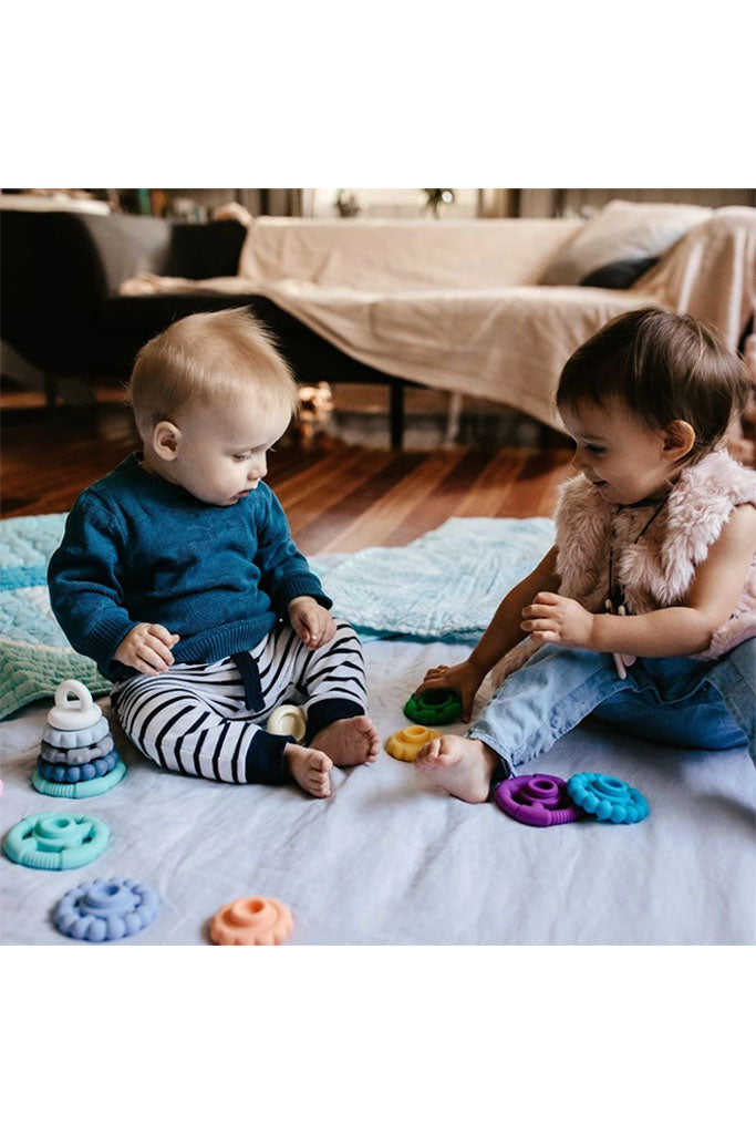 Ocean Stacker and Teether Toy by Jellystone Designs | Teething Toys | The Elly Store Singapore