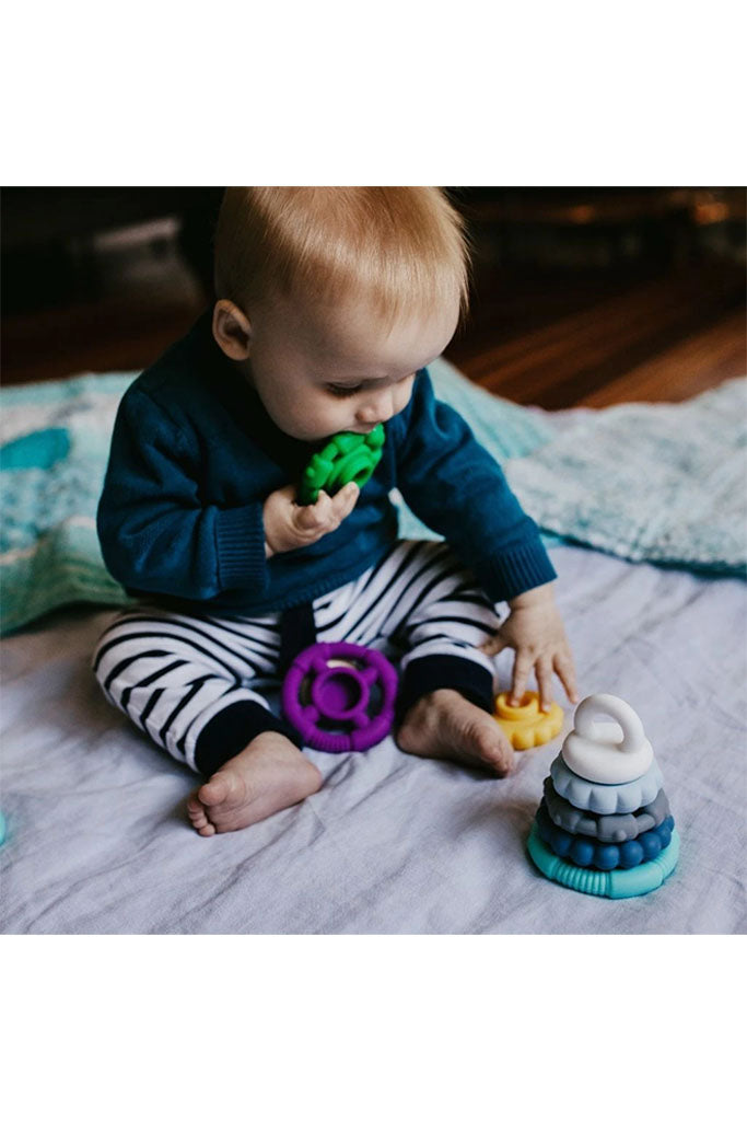 Ocean Stacker and Teether Toy by Jellystone Designs | Teething Toys | The Elly Store Singapore