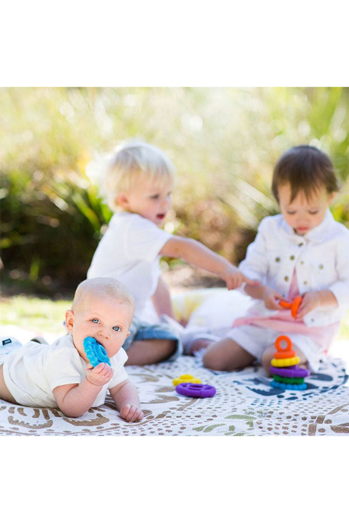 Rainbow Stacker and Teether Toy by Jellystone Designs | Teething Toys | The Elly Store Singapore