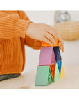 Tribox Silicone Stackers - Bright by Jellystone Designs | Ideal for Sensory Play | The Elly Store Singapore
