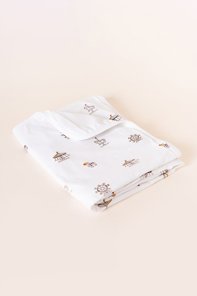 Jersey Blanket - Theme Park | Ideal for Newborn Baby Gifts | The Elly Store Singapore