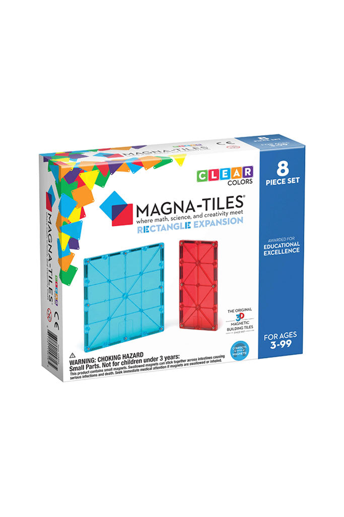 Rectangles 8 Piece Expansion Pack by Magna-Tiles | The Elly Store Singapore