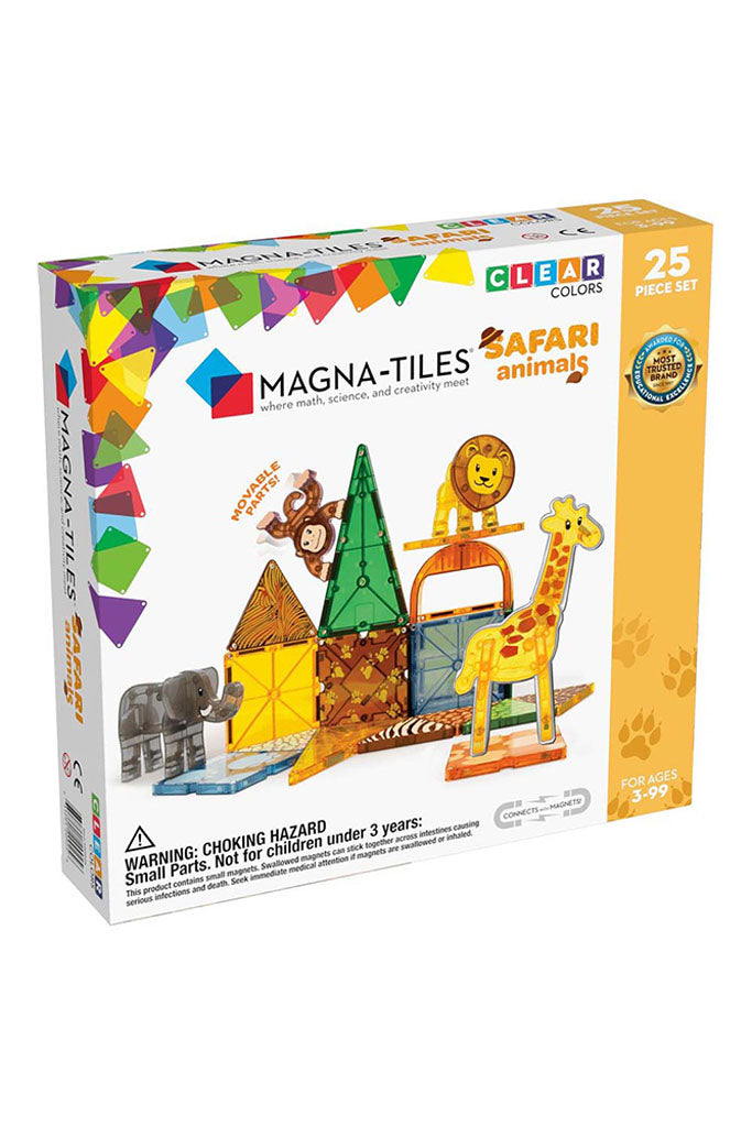 Safari Animals 25 Piece Set by Magna-Tiles | The Elly Store Singapore