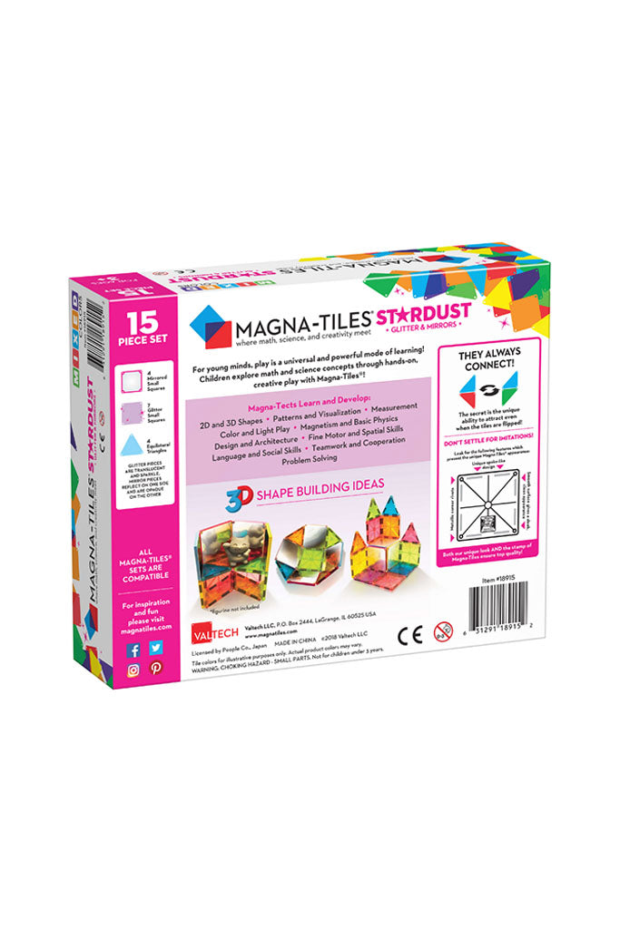 Stardust 15 Piece Set by Magna-Tiles | The Elly Store Singapore