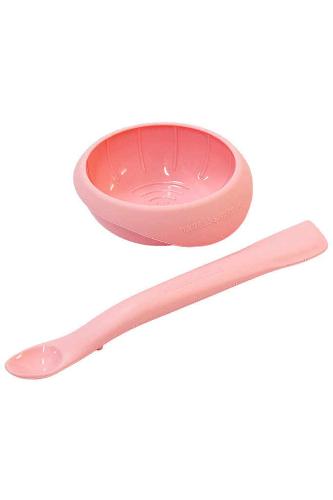Masher Spoon & Bowl Set - Pink by Marcus & Marcus | Mealtime | The Elly Store Singapore