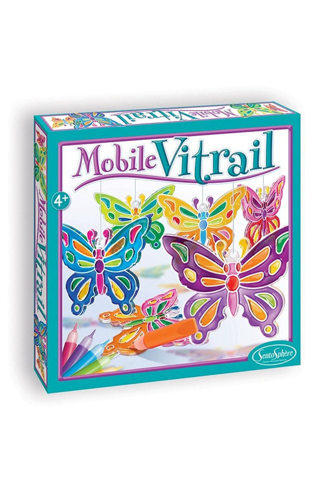 Mobile Vitrail "Papillons" - Butterflies by Sentosphere | Great Craft Ideas for Kids | The Elly Store Singapore