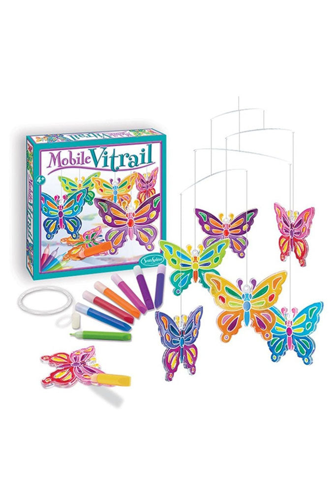 Mobile Vitrail "Papillons" - Butterflies by Sentosphere | Great Craft Ideas for Kids | The Elly Store Singapore