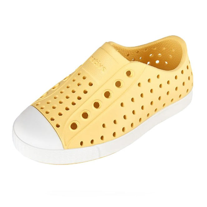 Jefferson Gone Bananas / Shell White | Native Kids Shoes front