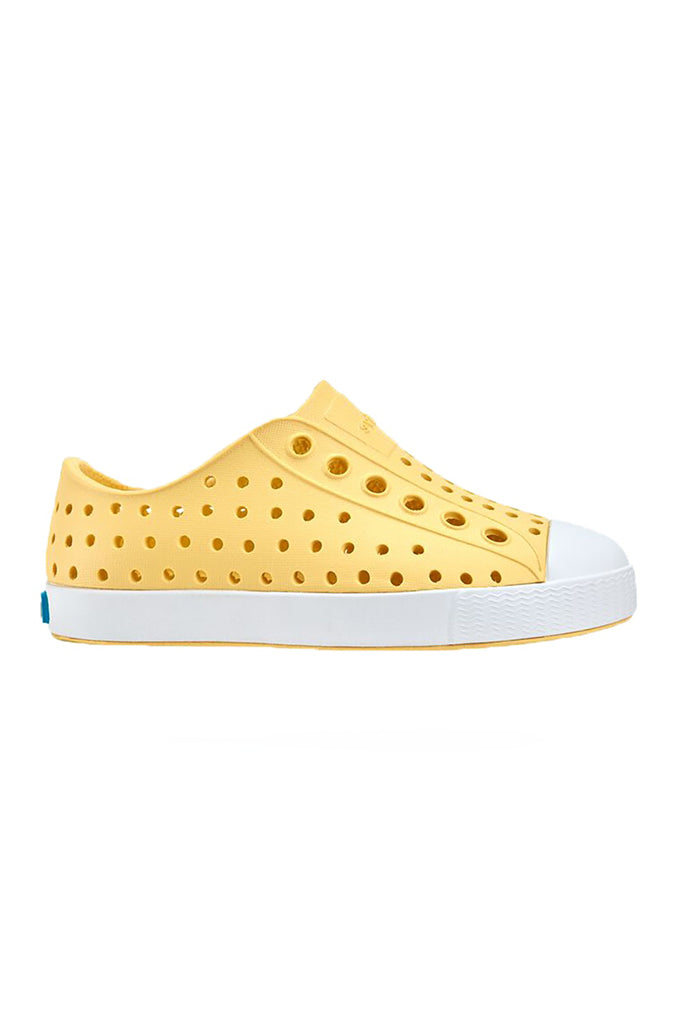 Jefferson Gone Bananas / Shell White | Native Kids Shoes side The Elly Store
