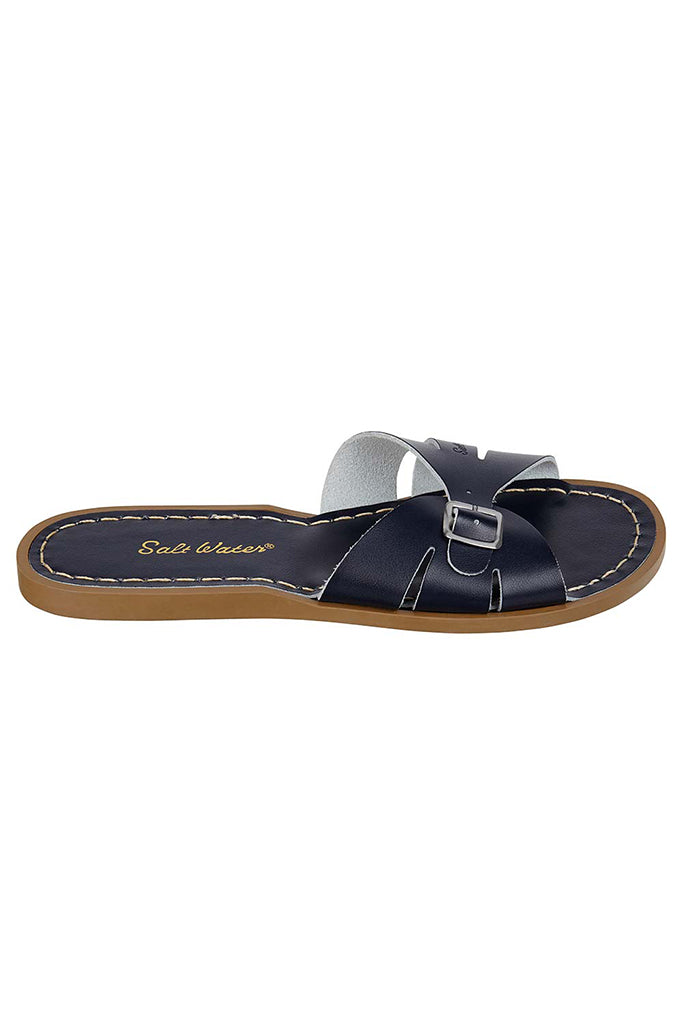 Salt-Water Sandals | Classic Slide Adult - Navy | The Elly Store