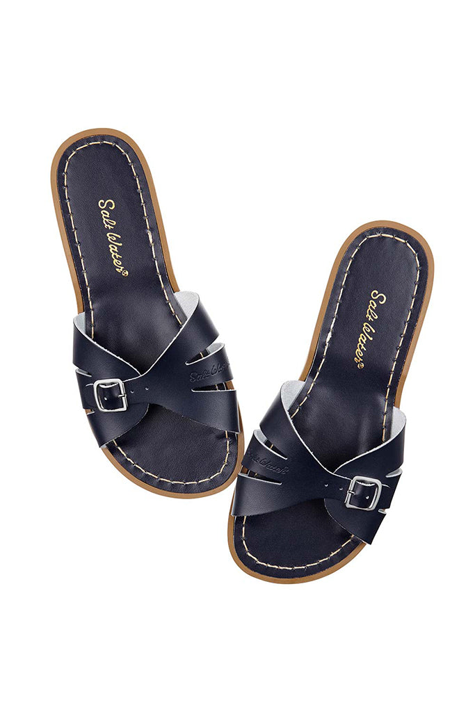 Salt-Water Sandals | Classic Slide Adult - Navy | The Elly Store