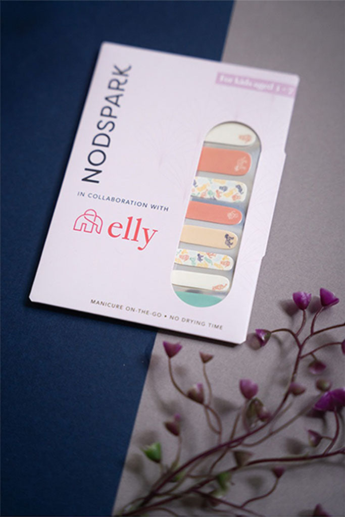 Nail Stickers - Colourful Tigers (Petite) | Nodspark x elly | The Elly Store Singapore