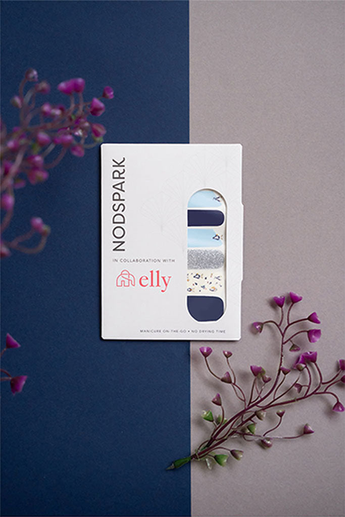 Nail Stickers - Penguins on a Beach Day (Adults) | Nodspark x elly | The Elly Store Singapore