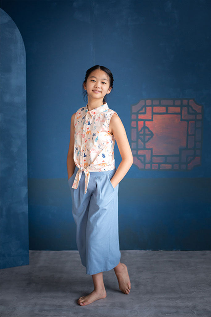 Nora Top - Pink Summertime | CNY2022 Family Twinning Set | The Elly Store Singapore