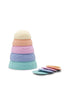 Ocean Stacking Cups Pack of 5 - Rainbow Pastel