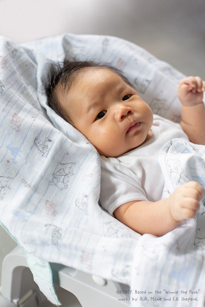 Disney x elly Organic Cotton Swaddle - Classic Pooh Set | Ideal for Newborn Baby Gifts | The Elly Store Singapore