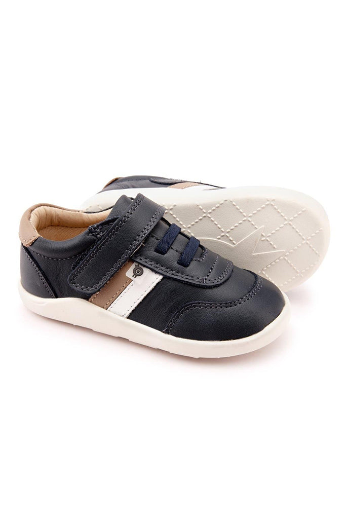 Play Ground Shoes Navy / Taupe / Snow by Old Soles | The Elly Store