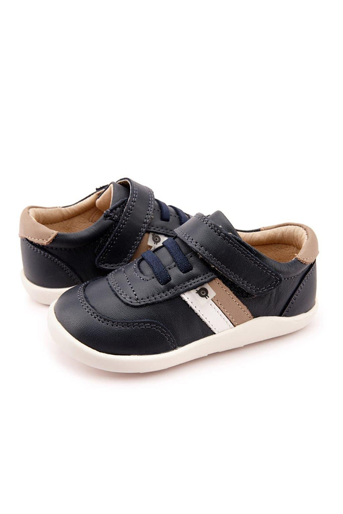 Play Ground Shoes Navy / Taupe / Snow by Old Soles | The Elly Store