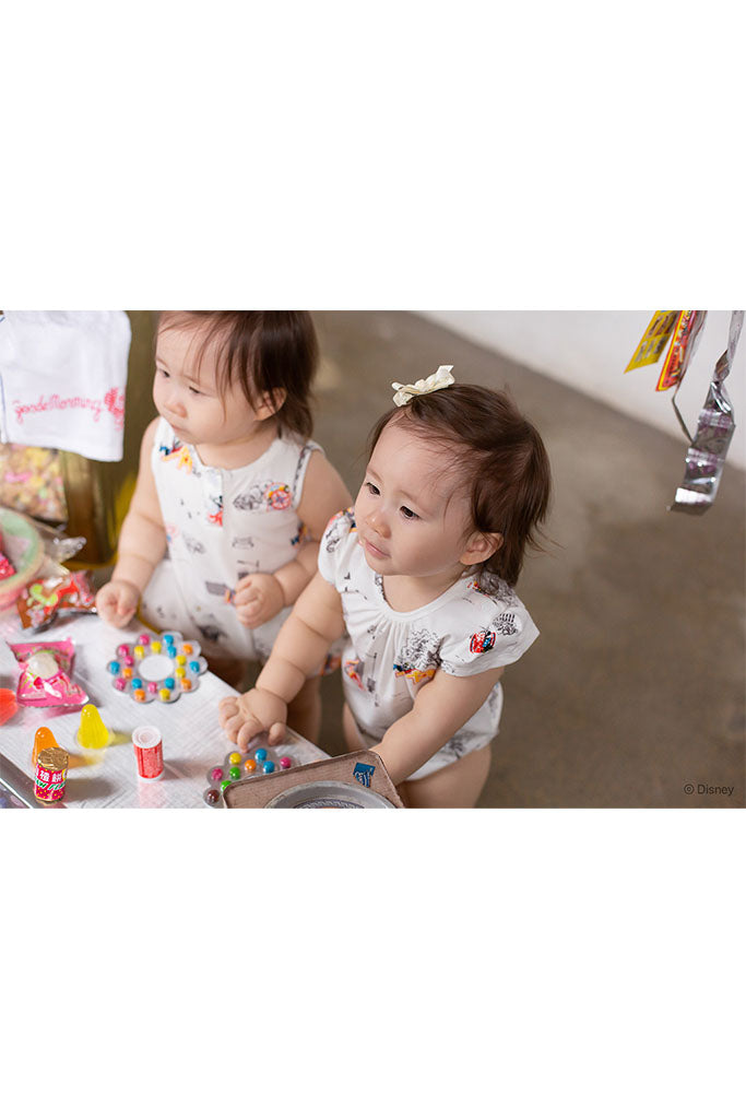 Paige Onesie - Vintage Playground Mickey | Disney x elly Mickey Go Local | The Elly Store Singapore