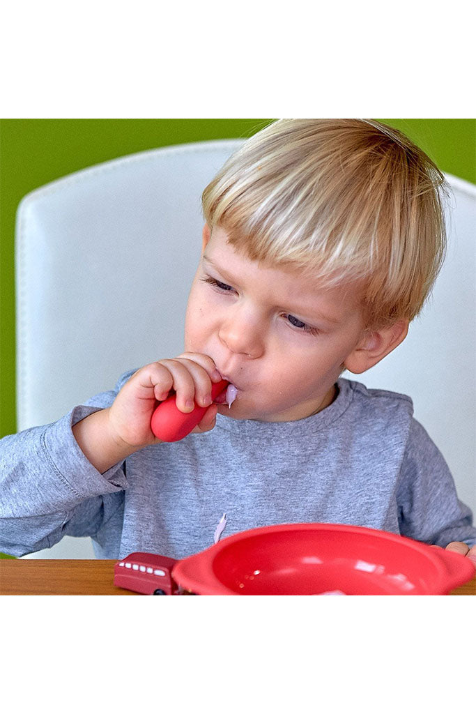 Palm Grasp Self-Feeding Spoon by Marcus &amp; Marcus | Mealtime | The Elly Store Singapore