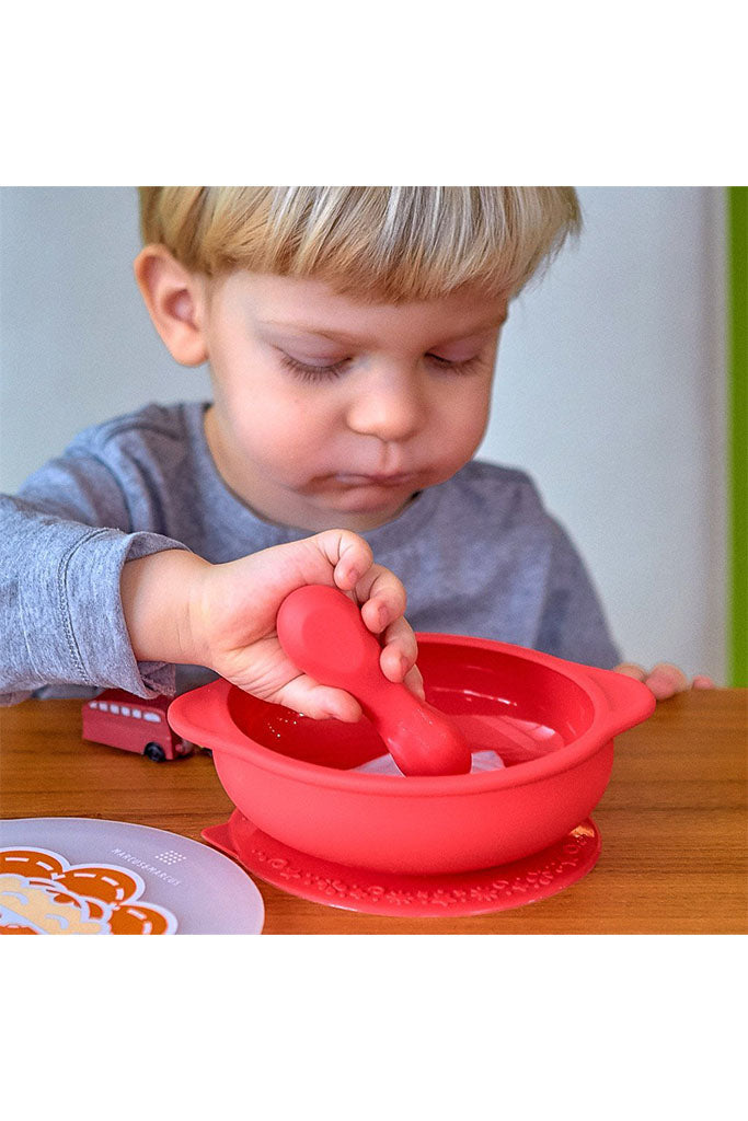 Palm Grasp Self-Feeding Spoon - Marcus by Marcus & Marcus | Mealtime | The Elly Store Singapore