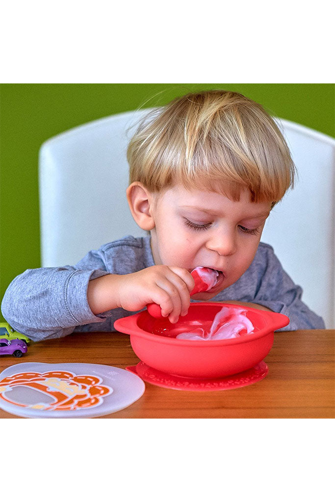 Palm Grasp Self-Feeding Spoon by Marcus &amp; Marcus | Mealtime | The Elly Store Singapore