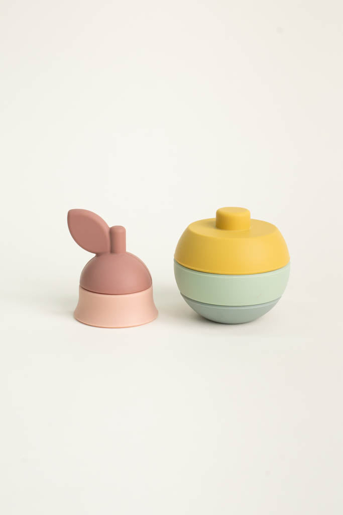 Baby Silicone Stacker Pear