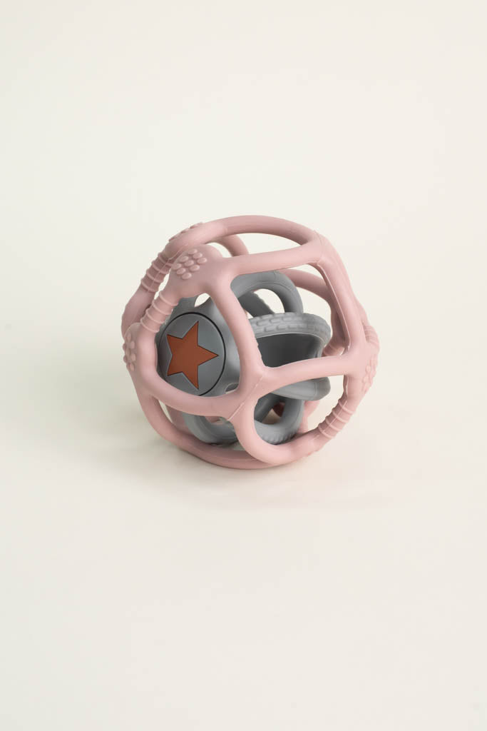 Sensory Ball - Pink and Grey
