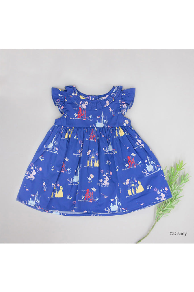 Piper Dress - Princess Castle Dusty Blue | Disney x elly | The Elly Store Singapore The Elly Store