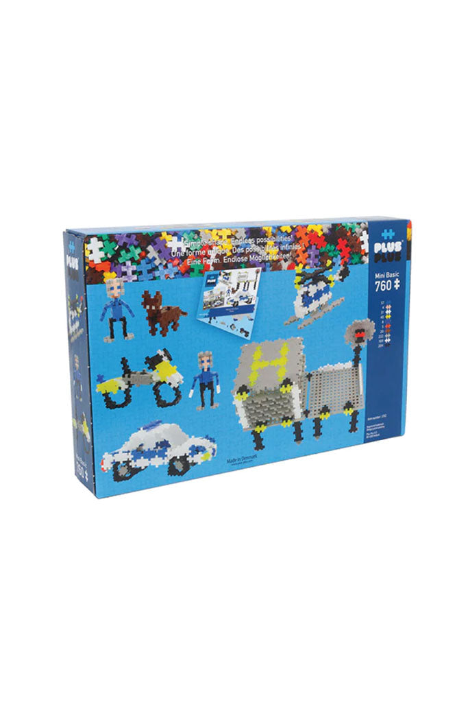 Basic Police - 760 Pcs by Plus-Plus | Hours of Open-ended Fun Play | The Elly Store Singapore