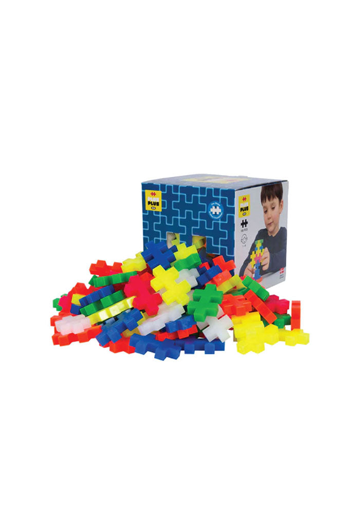 BIG Neon Mix - 100 Pcs by Plus-Plus | Hours of Open-ended Fun Play | The Elly Store Singapore