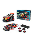 Go! Dragster (Hot Rod) by Plus-Plus | Hours of Open-ended Fun Play | The Elly Store Singapore