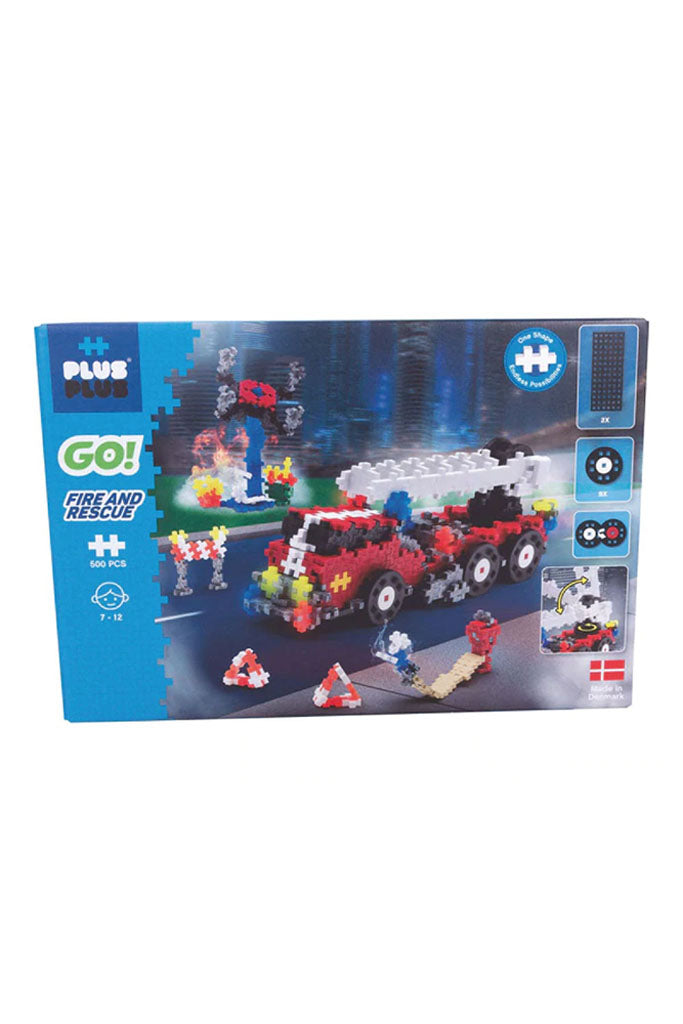 Go! Fire and Rescue by Plus-Plus | Hours of Open-ended Fun Play | The Elly Store Singapore