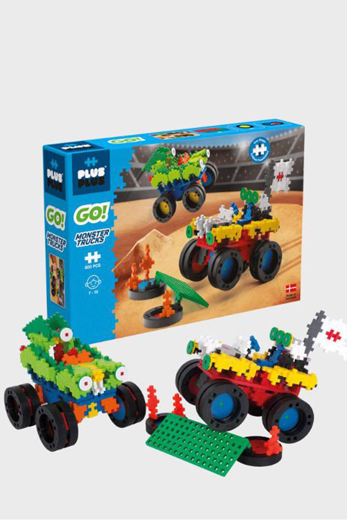 Go! Monster Trucks by Plus-Plus | Hours of Open-ended Fun Play | The Elly Store Singapore