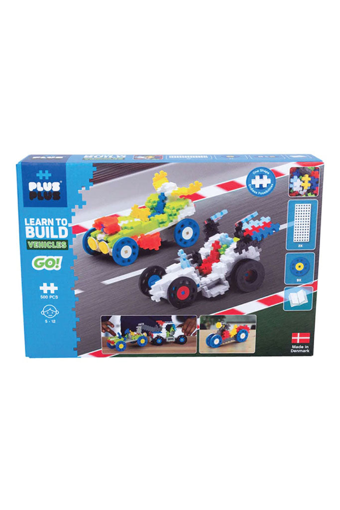 Learn to Build - Go! Vehicles by Plus-Plus | Hours of Open-ended Fun Play | The Elly Store Singapore