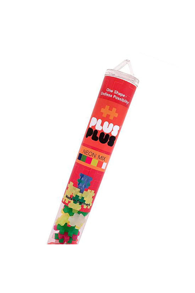 Tube Mini Neon - 100 Pcs by Plus-Plus | Hours of Open-ended Fun Play | The Elly Store Singapore