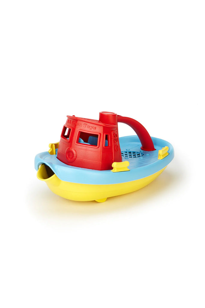 Green Toys™ Tugboat Red | 100% recycled plastic | The Elly Store