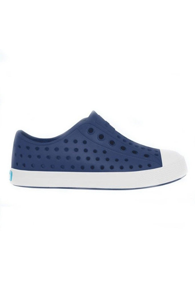 Native Kids Shoes | EU22 to EU37 | Jefferson Regatta Blue/Shell White