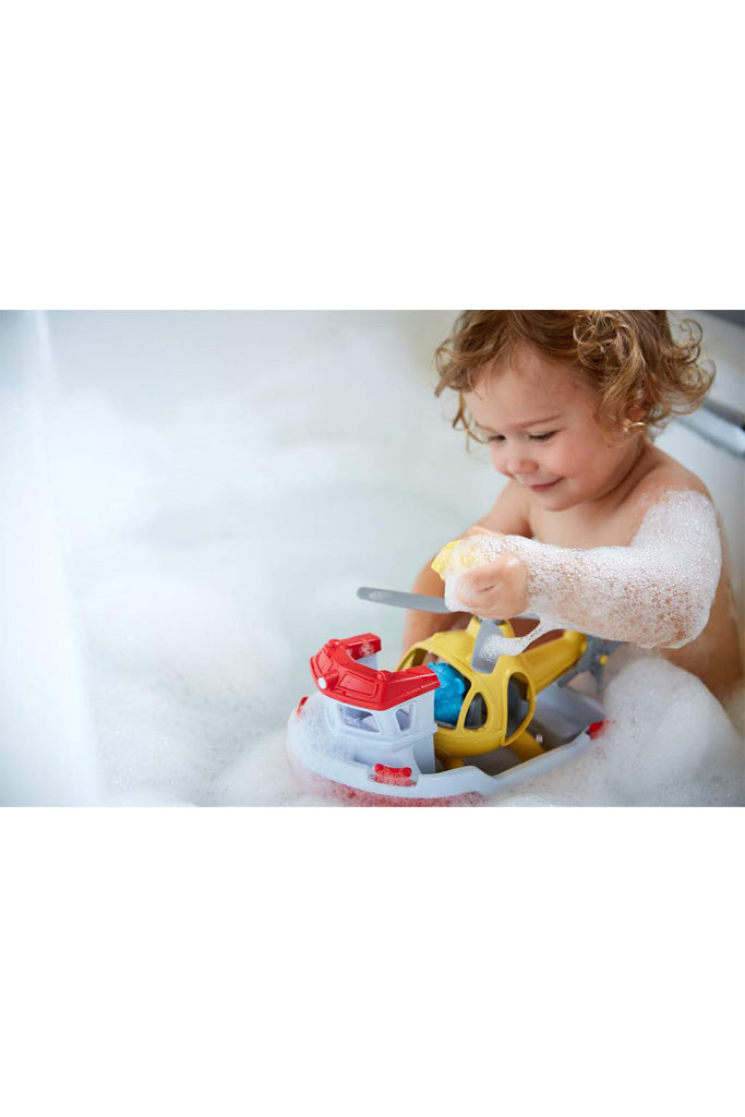  Rescue Boat & Helicopter, Green Toys™ 100% recycled plastic, The Elly Store The Elly Store