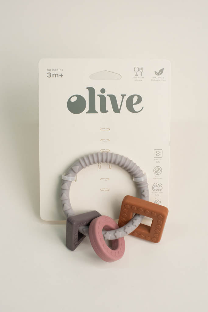 Silicone Shapes Teething Ring