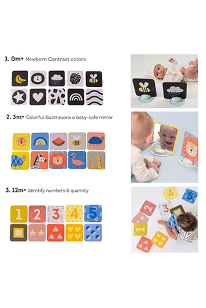 My First Tummy Time Cards by Taf Toys | Ideal for Newborn Baby Gifts | The Elly Store Singapore