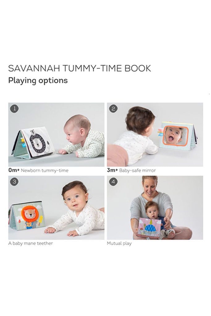 Savannah Tummy Time Book by Taf Toys | Ideal for Newborn Baby Gifts | The Elly Store Singapore