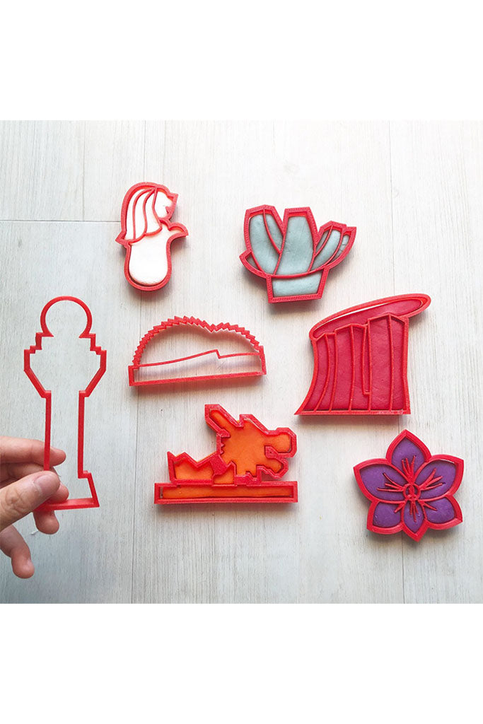 Singapore Heritage Playdough Cutters (I) by Tickle Your Senses | Ideal for Sensory Play | The Elly Store Singapore The Elly Store