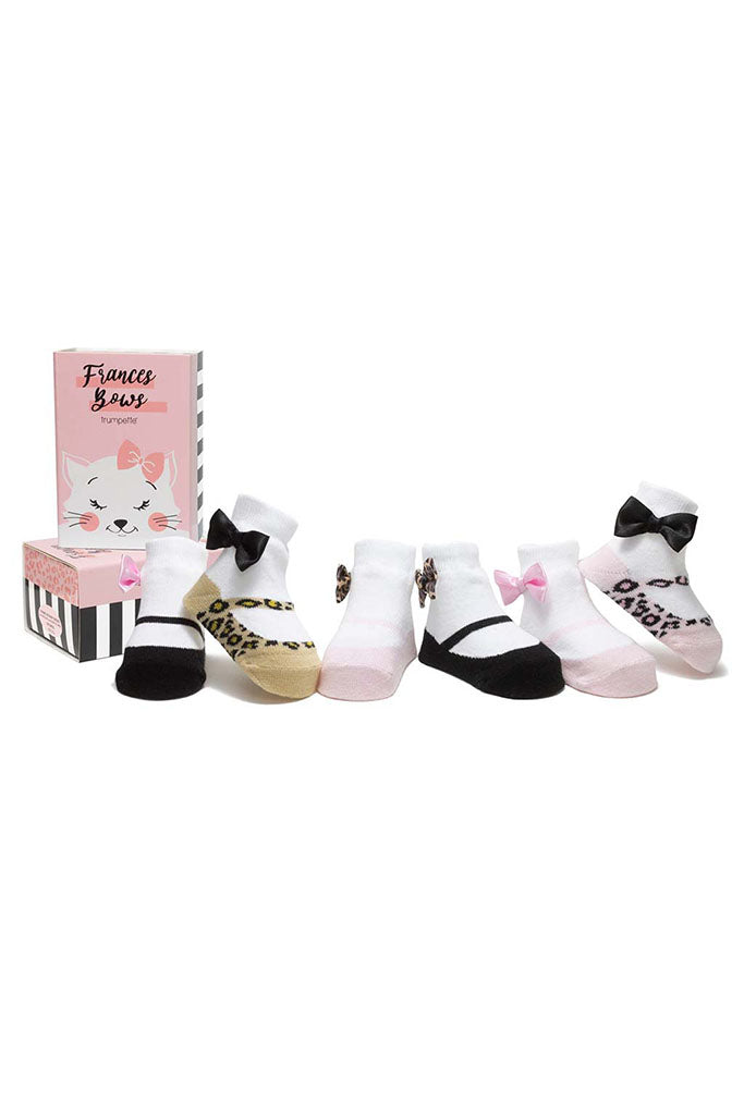 Trumpette Frances Bows Baby Socks | Newborn Baby Gift Ideas | The Elly Store