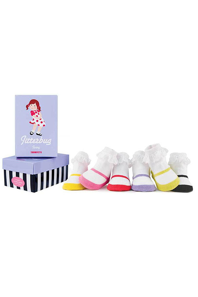 Trumpette Jitterbug Jenny Baby Socks for Girls | Buy Baby Clothes online at The Elly Store