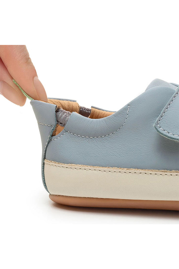 Bossy Sneakers - Tide Blue / Tapioca | Tip Toey Joey Baby Shoes | The Elly Store