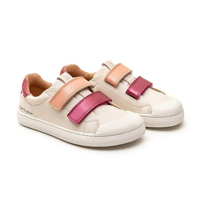 Ramp Play - Tapioca / Fuchsia Shine / Flamingo | Tip Toey Joey Kids Shoes | The Elly Store